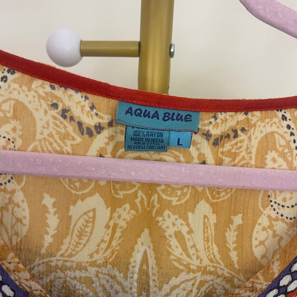 Kimono Aqua Blue - Picture 2 of 4